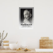 Viering Van Het Leven Met Foto-Funerair Ceremonie Poster (Keuken)