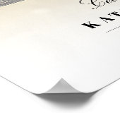 Viering Van Het Leven met Foto Ruw Horizontaal Poster (Hoek)