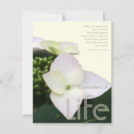 Viering van het leven met Inspirerend Citaat 6 Kaart