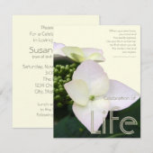 Viering van het leven met Inspirerend Citaat 6 Kaart (Voorkant / Achterkant)