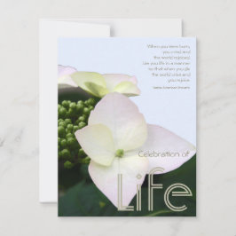 Viering van het leven met Inspirerend citaat 9 Kaart