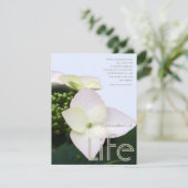 Viering van het leven met Inspirerend citaat 9 Kaart (Staand voorkant)