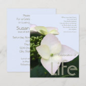 Viering van het leven met Inspirerend citaat 9 Kaart (Voorkant / Achterkant)