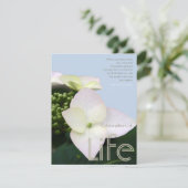 Viering van het leven met Inspirerend Quote 8 Kaart (Staand voorkant)