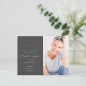 Viering van het leven modern eenvoudig minimalisti briefkaart (Staand voorkant)