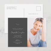 Viering van het leven modern eenvoudig minimalisti briefkaart (Voorkant / Achterkant)