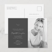 Viering van het leven modern eenvoudig minimalisti briefkaart (Voorkant / Achterkant)