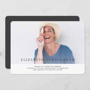 Viering van het leven Moderne Eenvoudige elegant Kaart