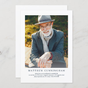 Viering van het leven Moderne Eenvoudige elegant Kaart