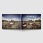 Viering van het leven Mooie paarden Custom Photo Gastenboek (Volledig)