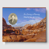 Viering van het Leven, Naam, Foto Gastenboek (Voorkant)