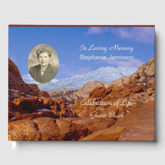 Viering van het Leven, Naam, Foto Gastenboek (Voorkant)