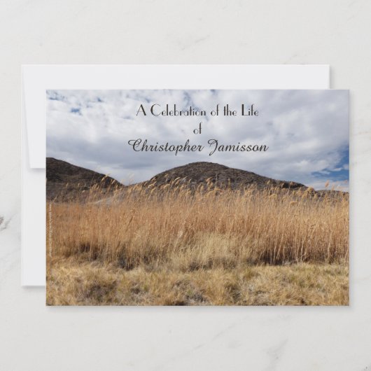 Viering van het leven, naam, graan in de Breeze Kaart (Voorkant)