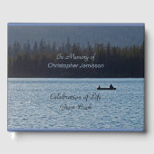 Viering van het leven, naam, meer, twee vissers gastenboek (Voorkant)