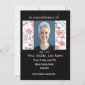 Viering van het Leven Nodig Bingo Game uit Kaart (Achterkant)