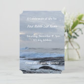 Viering van het leven Nodig Storm Cloud Ocean Wave Kaart (Staand voorkant)