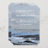 Viering van het leven Nodig Storm Cloud Ocean Wave Kaart (Voorkant / Achterkant)