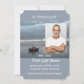 Viering van het leven Nodig Vissen Boat Fisherman  Kaart (Achterkant)