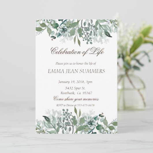 Viering van het leven olievloeistof laat groen lev kaart (Staand voorkant)