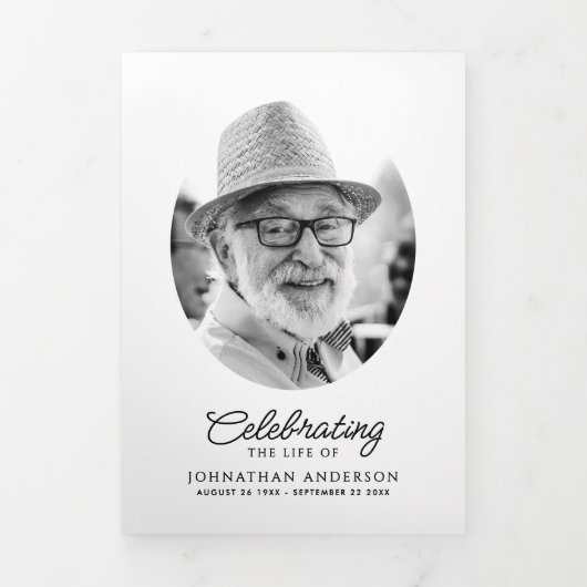 Viering van het leven Overlijdensdienst Order begr Drieluik Programma (Cover)