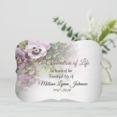 Viering van het leven, Pansy Garden Kaart (Staand voorkant)