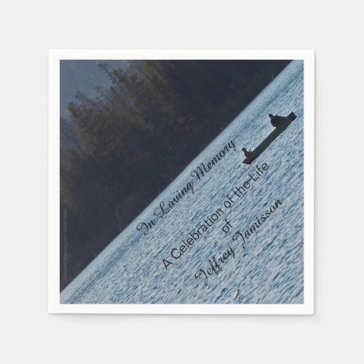 Viering van het leven Papieren servetten, vissers Servetten (Voorkant)