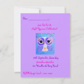 Viering van het leven (partij bij de nachtelijke n kaart (Achterkant)