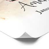 Viering van het Leven Perzik en Gouden Dodenfeest Poster (Hoek)