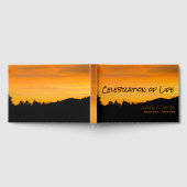 Viering van het leven Prairie Hills Sunset Memoria Gastenboek (Volledig)