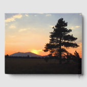 Viering van het Leven Rustige Zonsondergang Aangep Gastenboek (Achterkant)