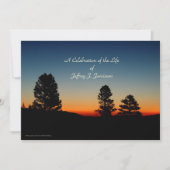 Viering van het leven, Sierra Sunrise, Berg Kaart (Voorkant)