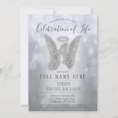 Viering van het leven - Silver Memorial Kaart (Voorkant)