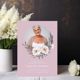 Viering van het leven stijlvolle elegante foto kaart