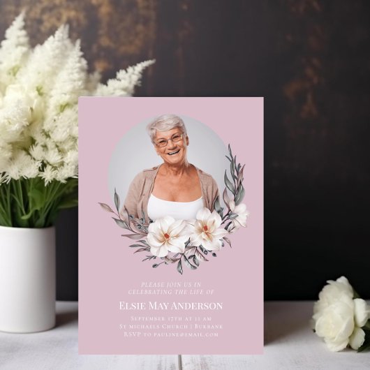 Viering van het leven stijlvolle elegante foto kaart