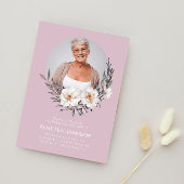 Viering van het leven stijlvolle elegante foto kaart