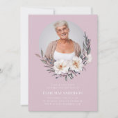 Viering van het leven stijlvolle elegante foto kaart (Voorkant)