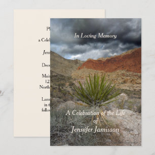 Viering van het leven, Storm in de bergen, woestij Kaart