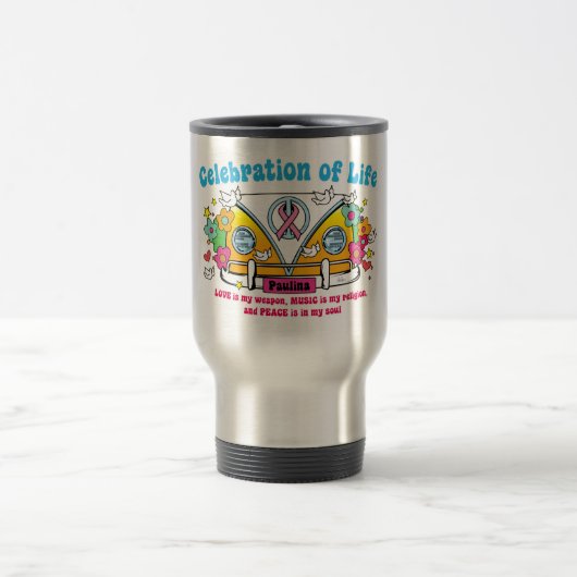 Viering van het leven!  Travel mug Reisbeker (Center)