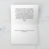 Viering van het leven Trout Stream Sympathy Card Kaart (Binnen)