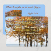 Viering van het leven - Uitnodiging (Voorkant / Achterkant)