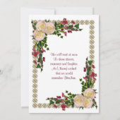 Viering van het leven Uitnodiging bloemenfeest lij (Achterkant)