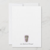 Viering van het leven Uitnodiging Canna lelies (Achterkant)