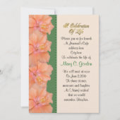 Viering van het leven Uitnodiging hibiscus (Voorkant)