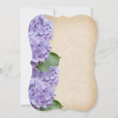 Viering van het leven Uitnodiging hortensia (Achterkant)