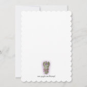 Viering van het leven Uitnodiging hortensia floral (Achterkant)