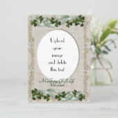 Viering van het leven Uitnodiging Ierse thema (Staand voorkant)