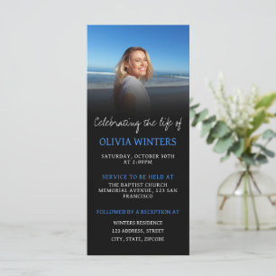 Viering van het Leven Uitnodiging met Foto