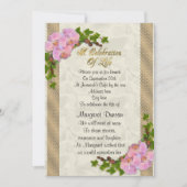 Viering van het leven Uitnodiging orchideeën (Voorkant)