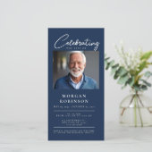 Viering van het leven Uitnodiging van de begrafeni (Staand voorkant)