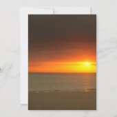 Viering van het leven Uitnodiging zonsondergang (Achterkant)